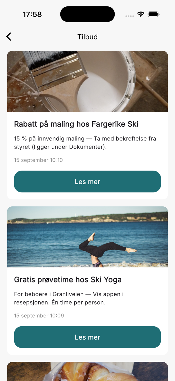 App: rabatt hos lokalt bakeri
